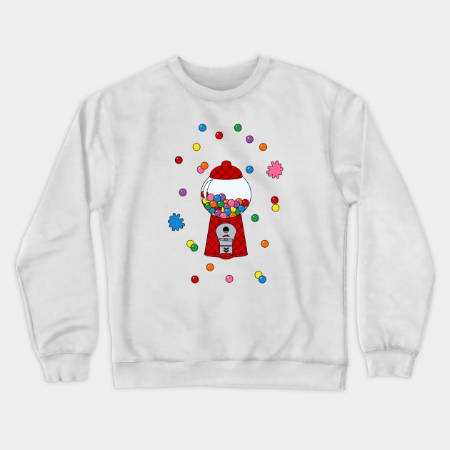 Gumball Machine Crewneck Sweatshirt by Rili22